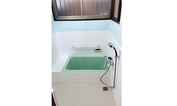 Y様邸壊さないお風呂リフォーム工事（床壁パネル張り/水栓金具取替）